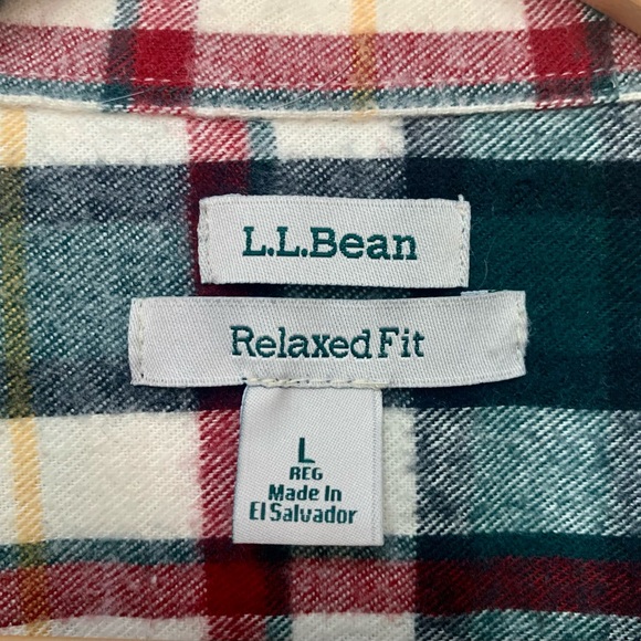 LLBEAN Scotch Plaid Flannel - Picture 4 of 6